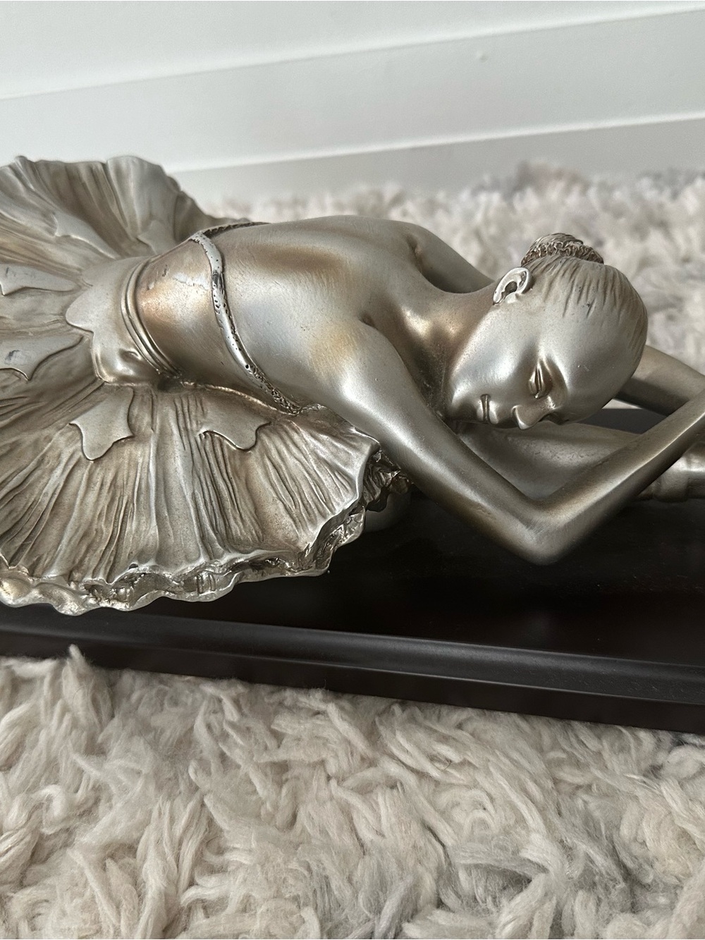 Vintage Art Deco Silver "Dying Swan" Ballerina Sculpture 🩰 - Picture 4 of 4